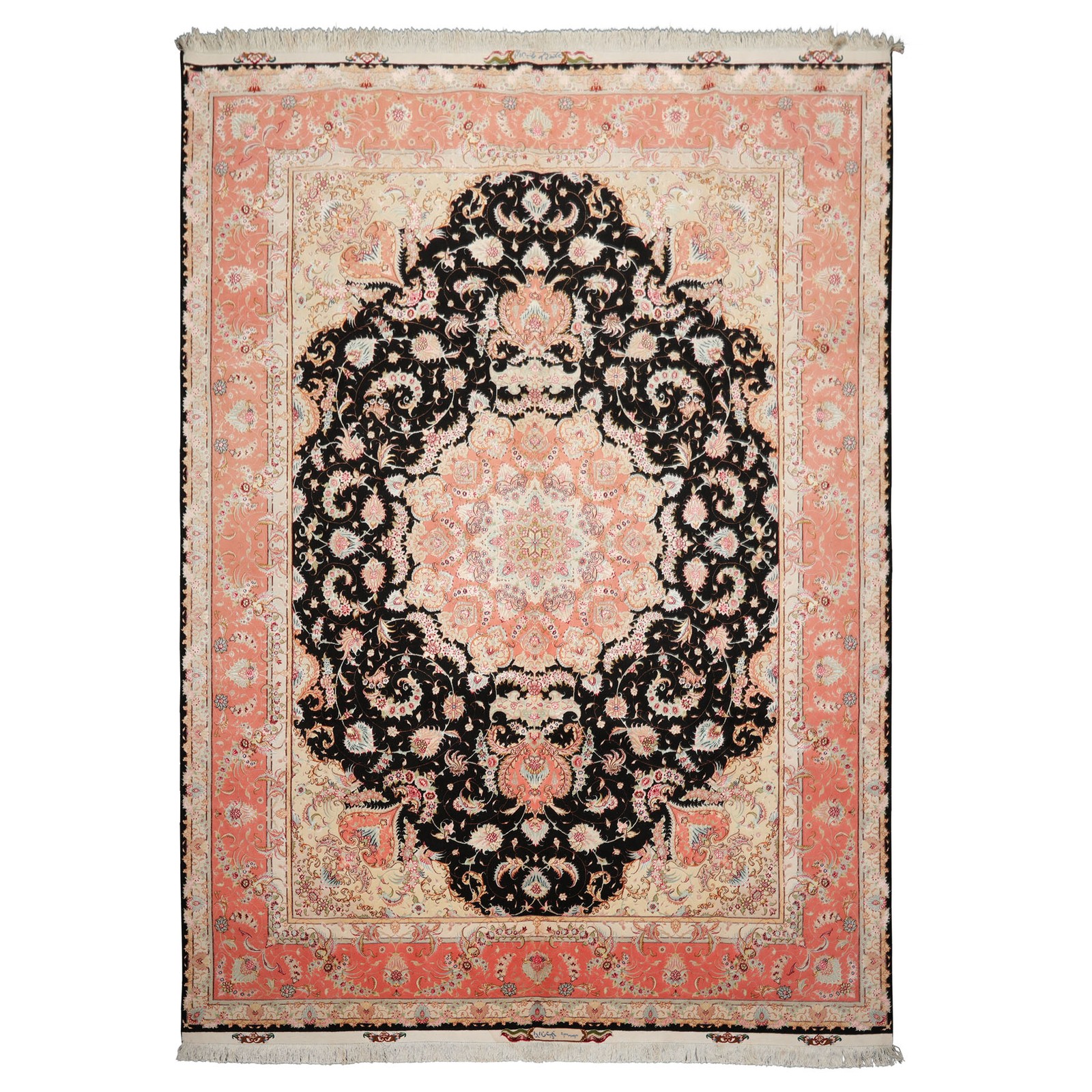 8'3''x11'5'' Hand Knotted Wool & Silk Tabrizz 500 KPSI Masterweaver Signed Rug gallery