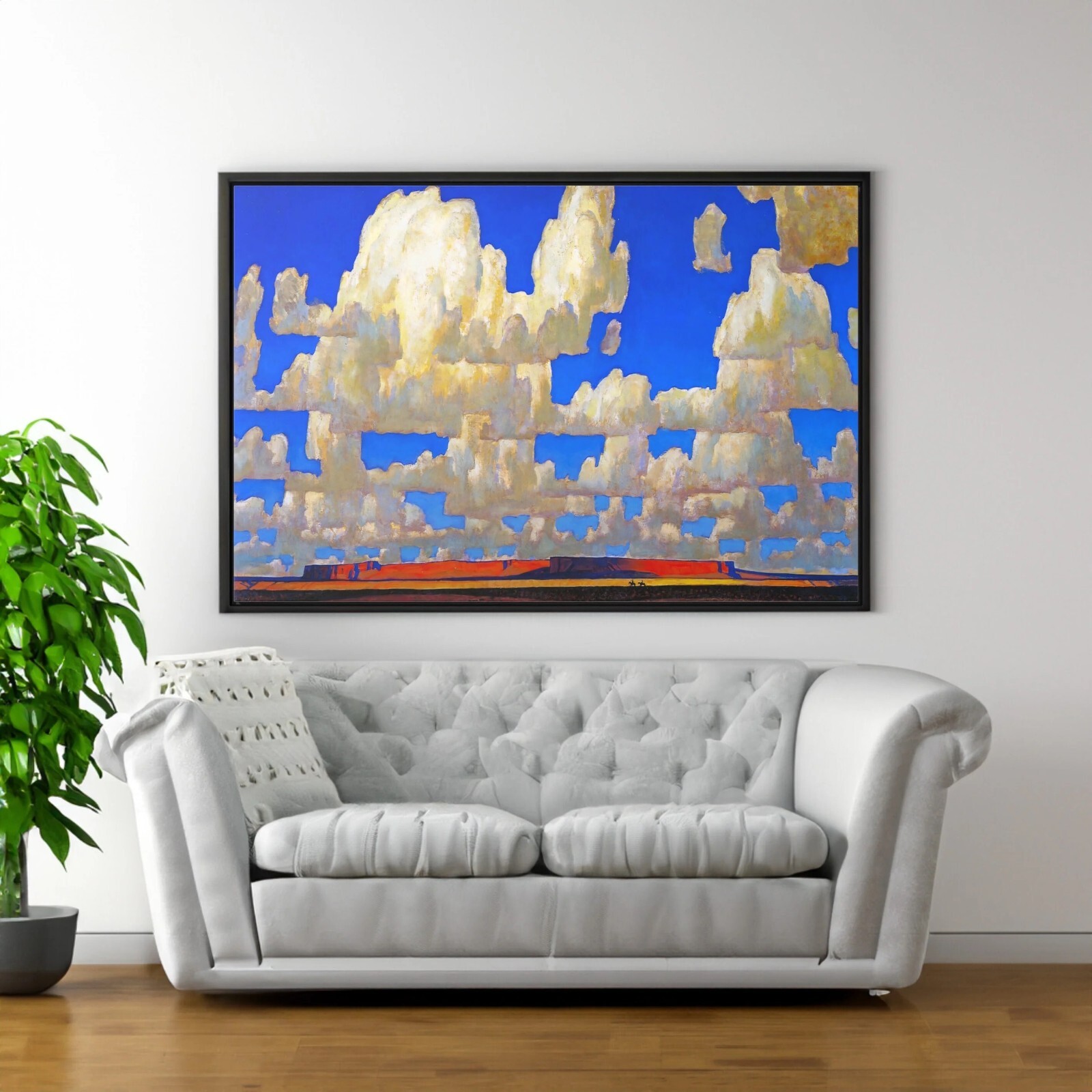 Maynard Dixon Cloud World Canvas/Poster Wall Art - Cloudscape Painting Print gallery