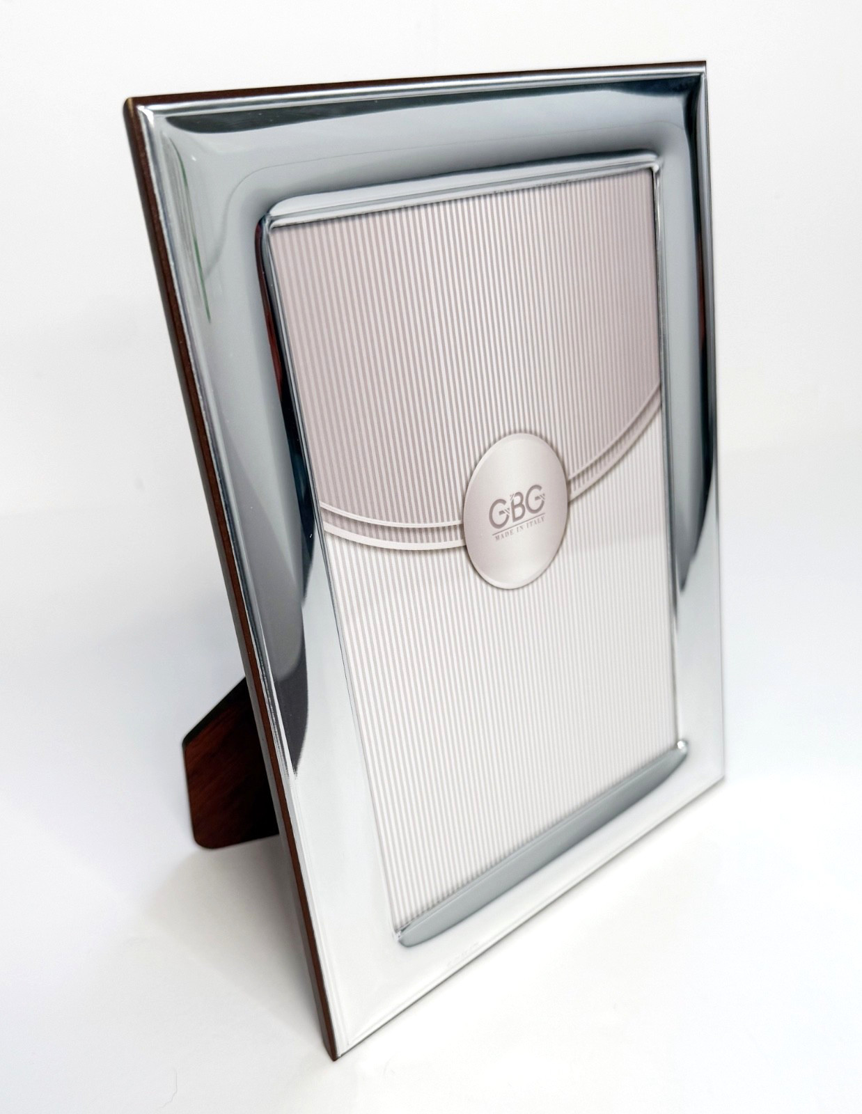 5x7 Picture Frame 925 Sterling Silver Frame Made in Italy w/Certificate NEW gallery