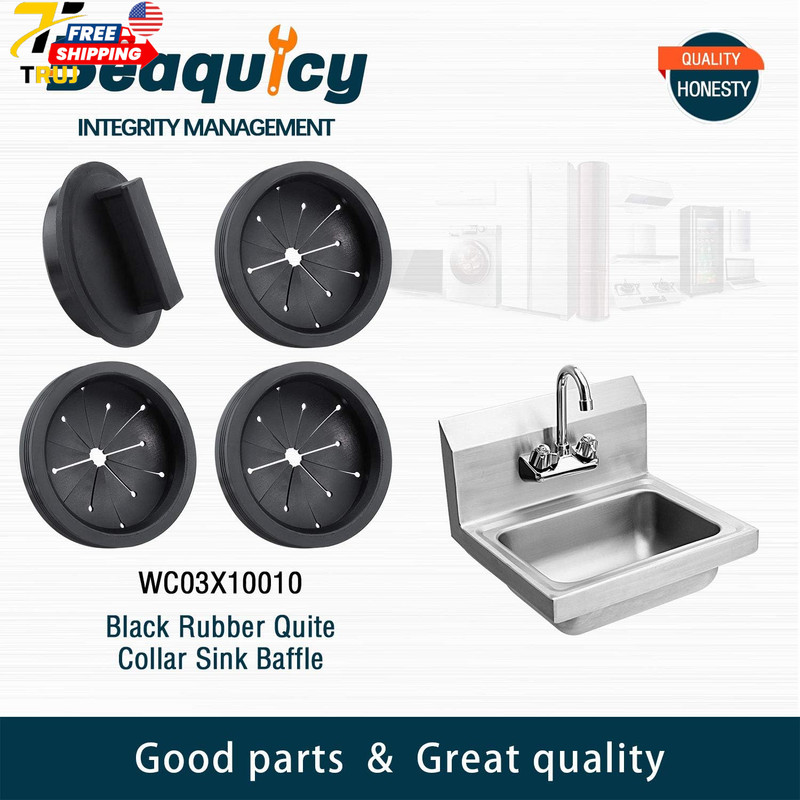 Garbage Disposal Splash Guards Kitchen Sink Stopper 3Pack Whirlaway Waste King gallery