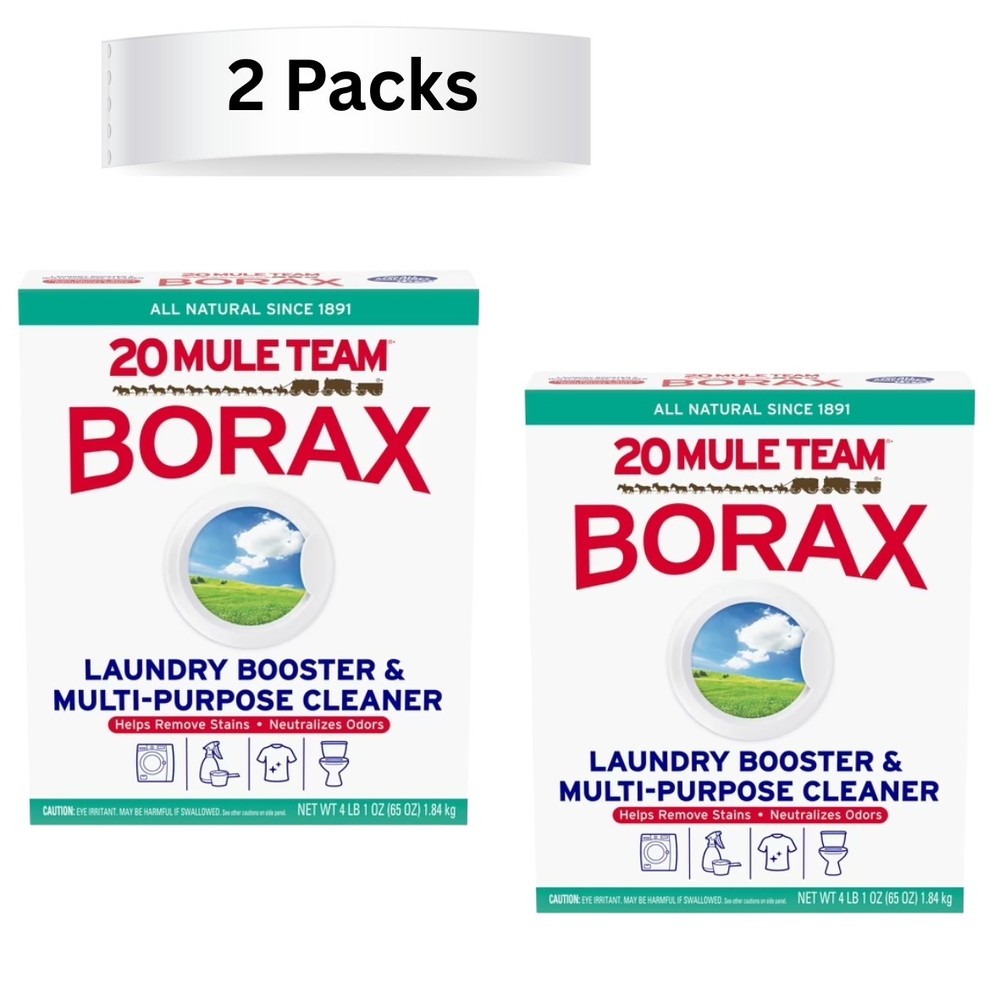 ( 2-Pack ) 20 Mule Team Detergent Booster - 65oz.