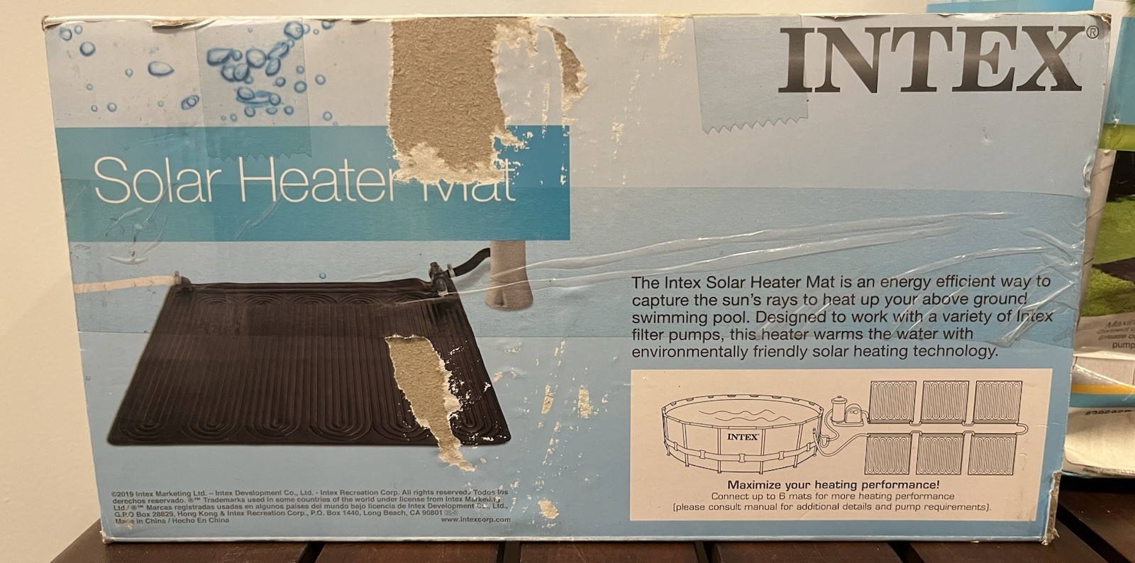 2- Intex Solar Heater Mat for Above Ground Swimming Pool 47In X 47In New Read- gallery