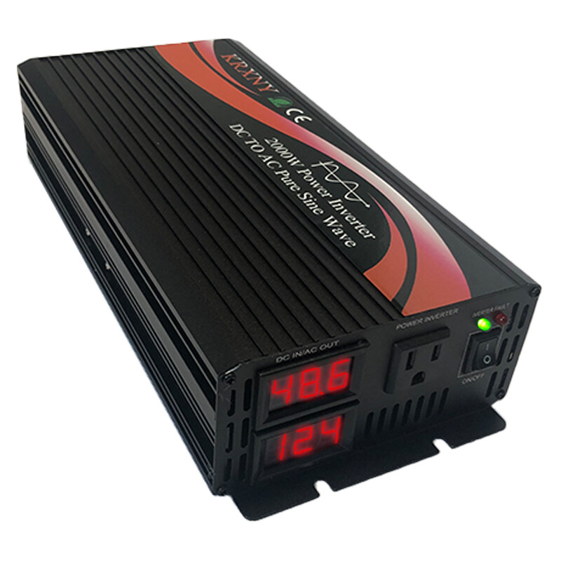 2000W Off Grid Pure Sine Wave Power Inverter 48V DC to 110V 120V AC 60HZ US gallery