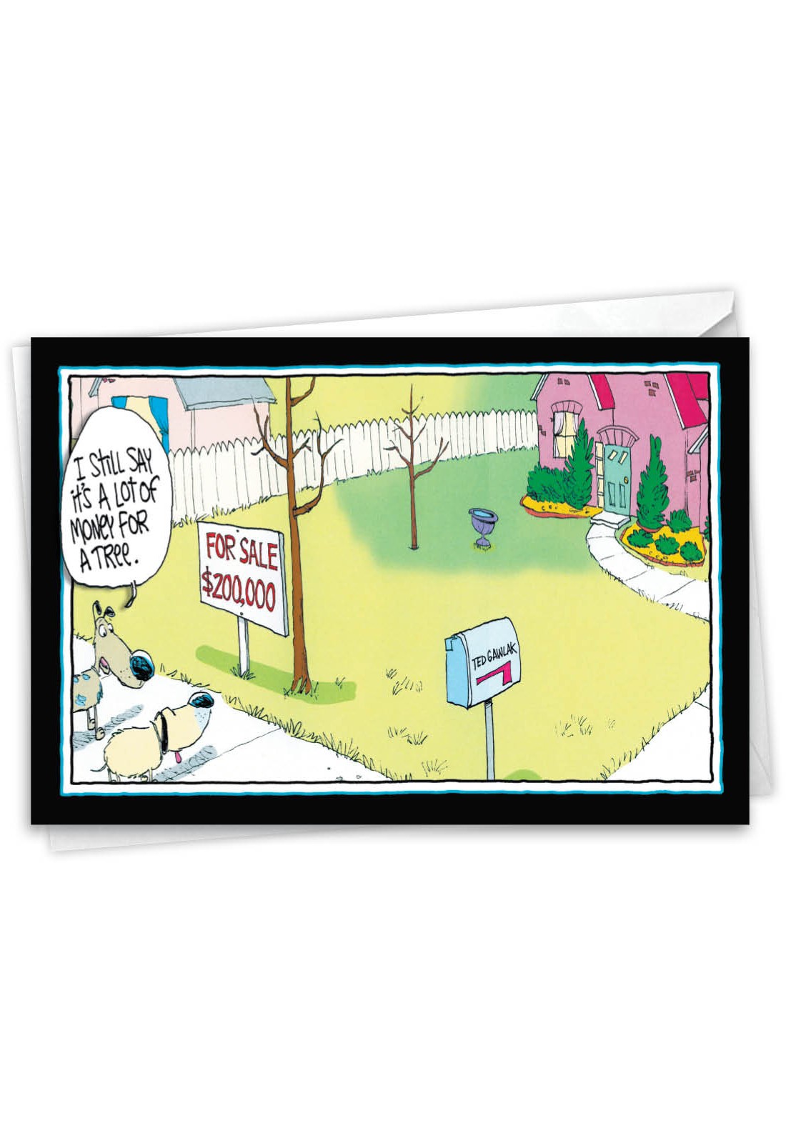(1 Card) Money for a Tree - Funny Birthday Greeting Card - NobleWorks 7401 gallery