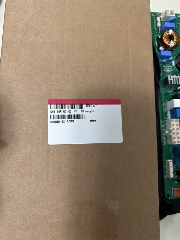 EBR78931602 LG Refrigerator Electronic Control Board. Appliances Part gallery
