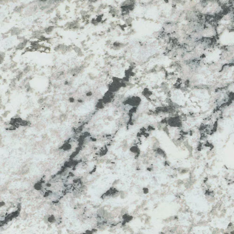 4 Ft. X 8 Ft. Laminate Sheet in White Ice Granite with Matte Finish gallery