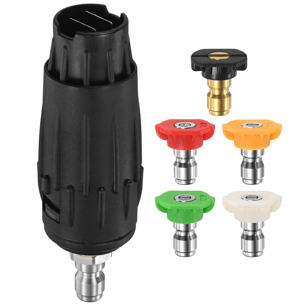 6-Pack Adjustable Pressure Washer Tips, Mult-Angles Nozzle, 2.5GPM [Multicolor]