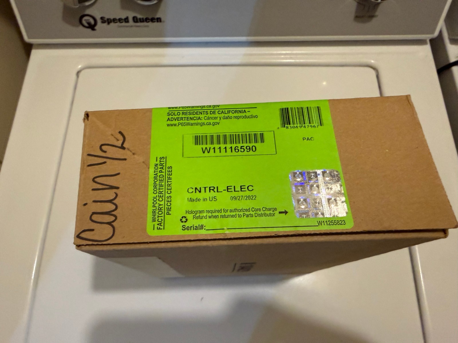 **NEW IN UNOPENED BOX** W1116590 WASHER CONTROL BOARD gallery
