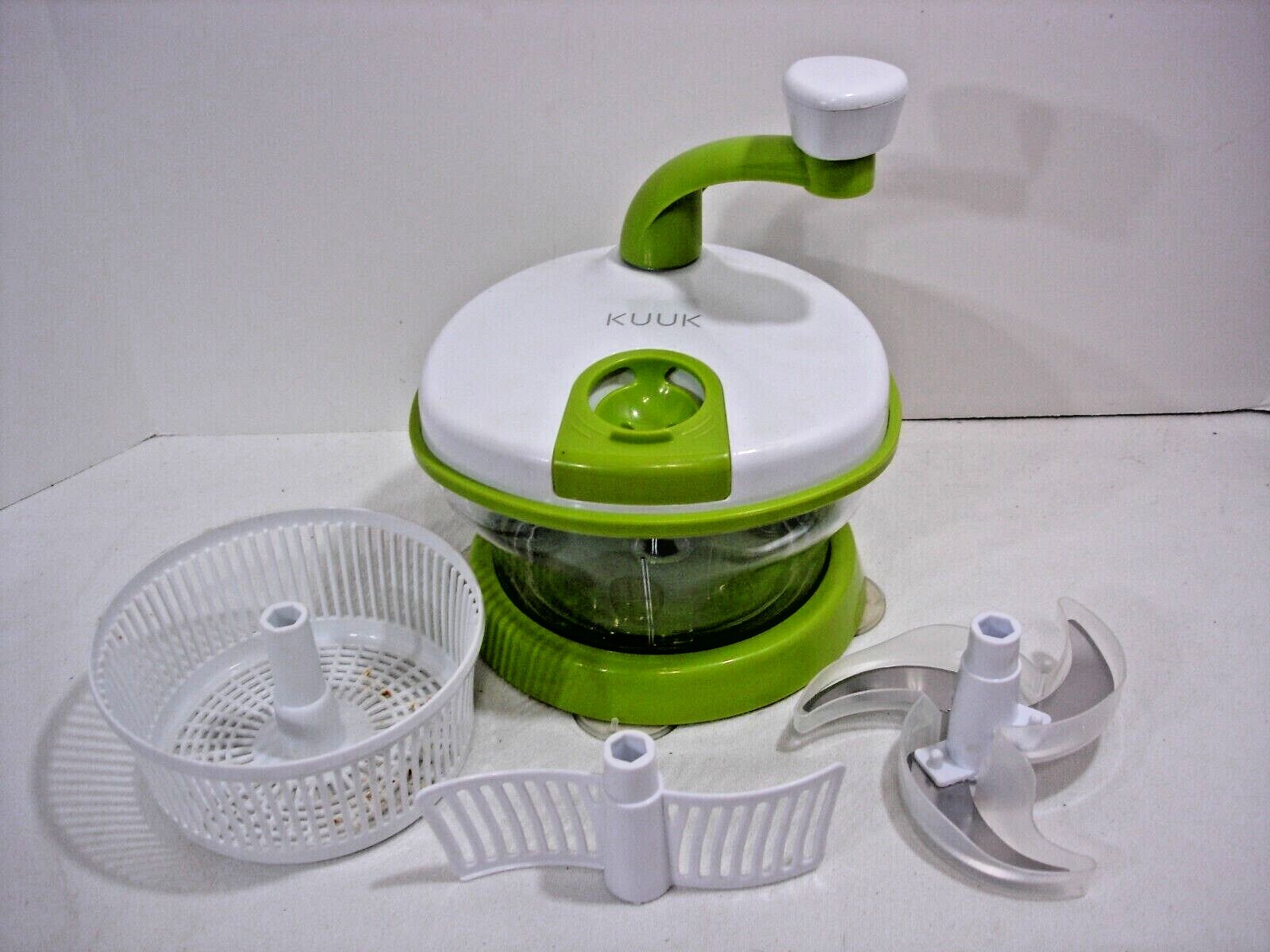 KUUK Hand-powered Food Processor, mixer, spinner NEW -Great for off grid gallery