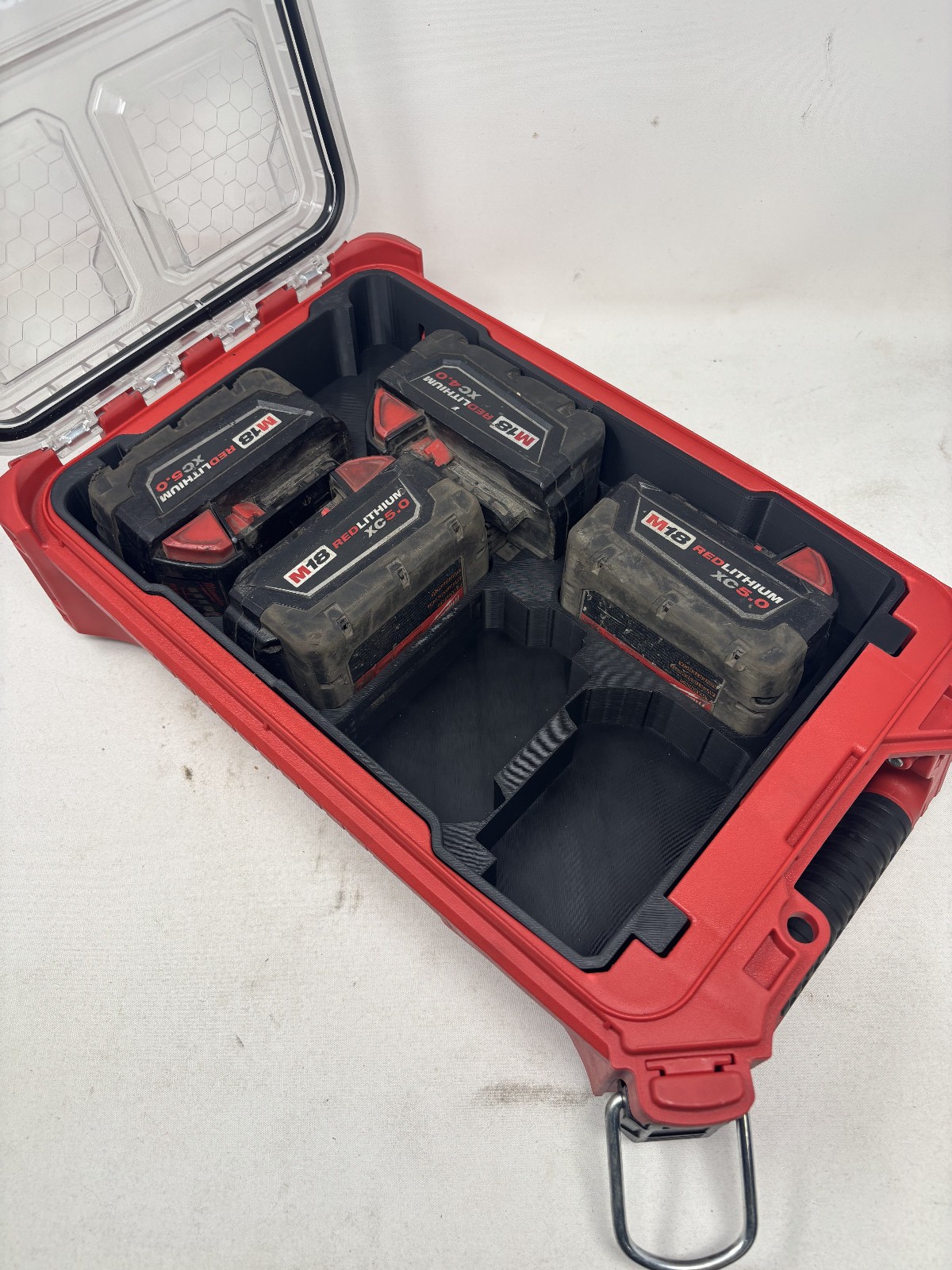 Fits Milwaukee Packout Deep Storage Tray INSERT for M18 Batteries gallery