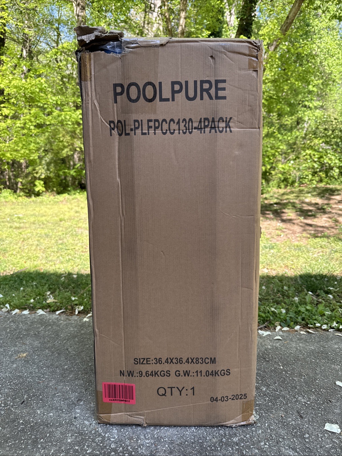 POOLPURE Pool Pure PLFPCC130 Pool Spa Filter 4 Pack Unused gallery