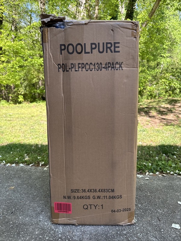 POOLPURE Pool Pure PLFPCC130 Pool Spa Filter 4 Pack Unused gallery