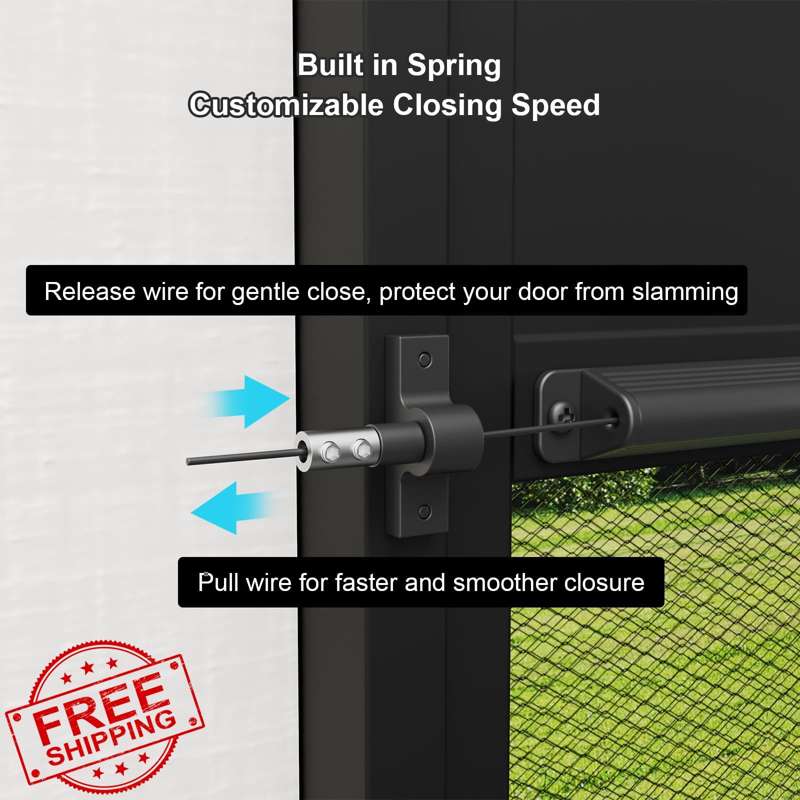 RV Screen Door Closer with Spring, Automatic Door Closer for Camper Travel Tr... gallery