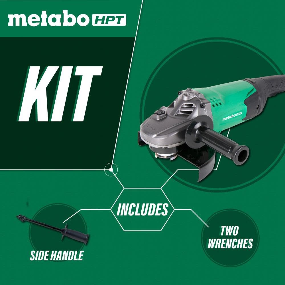 Metabo Hpt 7 Inch Angle Grinder 15 Amp gallery
