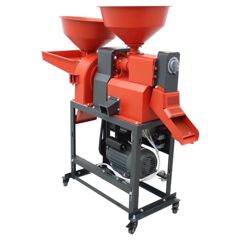 Rice Milling and Crushing Machine Combined Rice Mill Grinder 220V Iron Machine gallery