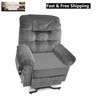 Velvet Large Chair Cushion for Elderly 20" x 20" x 5", High Density Foam Seat... gallery