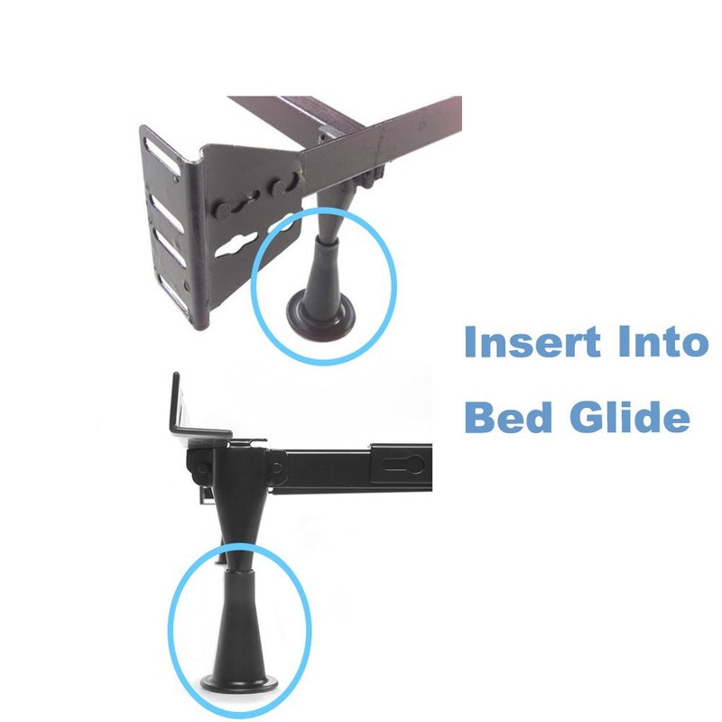 Plastic Bed Frame Feet That Replace Your Wheels. Replace Wheels on Bed Frame gallery