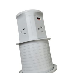 4″ Pop up Outlet for Countertop Four-sided