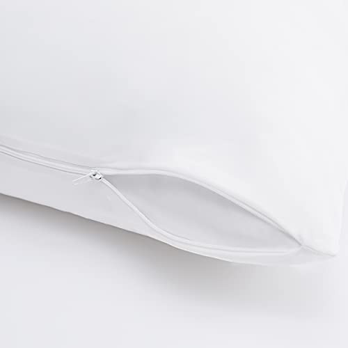 Power Chill Cooling Pillow Protectors, Stain Resistant and Queen White gallery