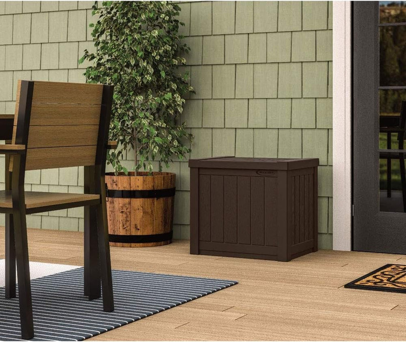 Java Brown 22-Gallon Patio Storage Deck Box - 17x22 Inch (2 Pack) gallery