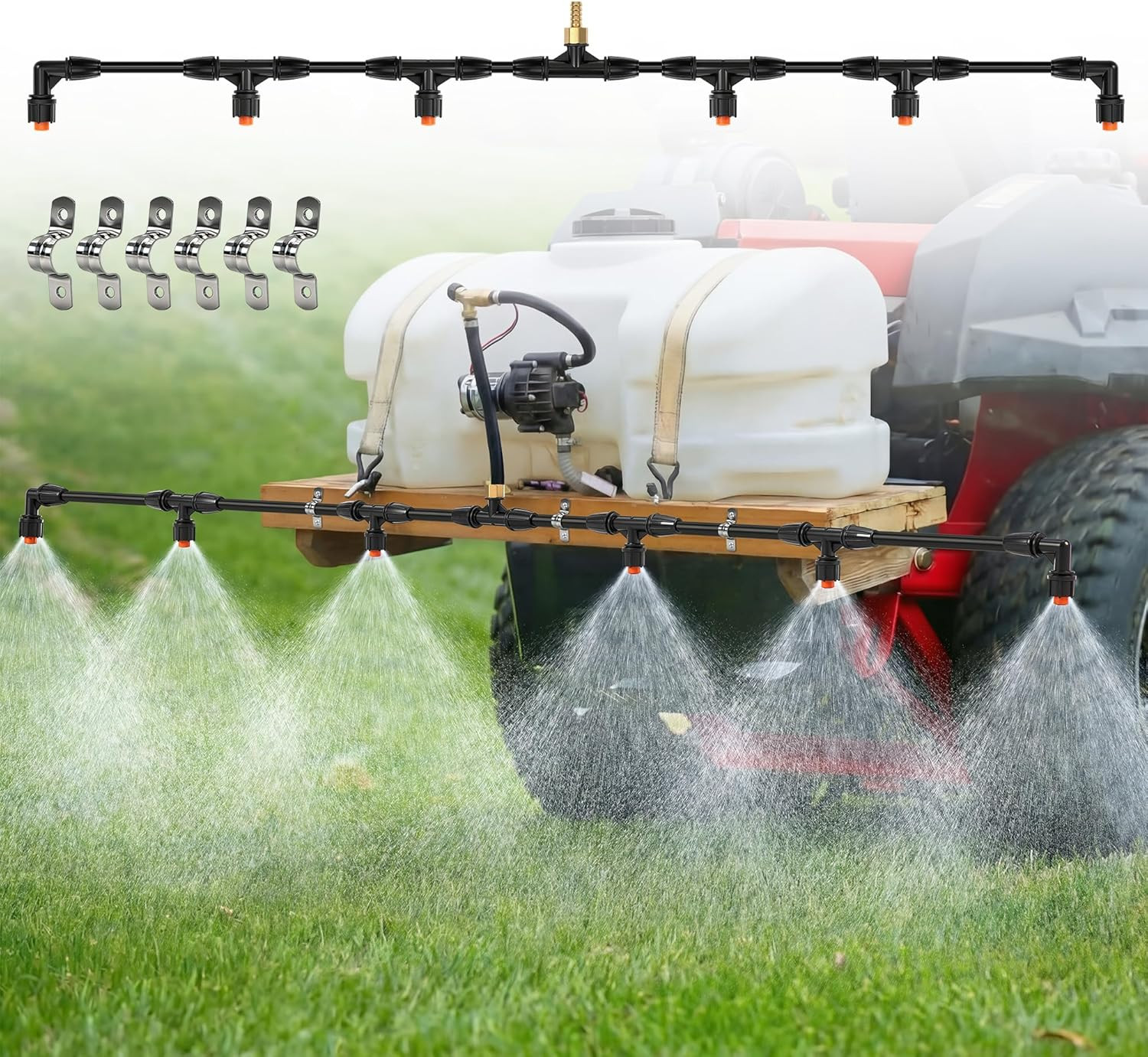 Boom Sprayer Wand ATV Sprayers Boom Kit with Fittings, Wide Coverage Sprayer Att gallery