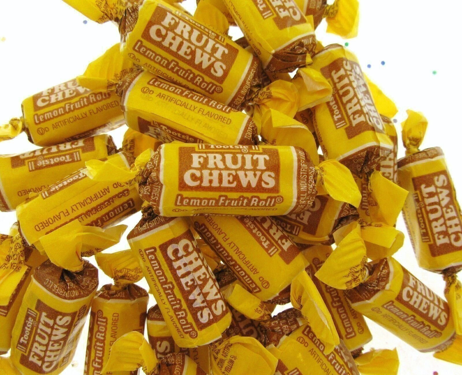 Tootsie Roll Lemon Fruit Chews Candy One Pound ~ 16oz gallery