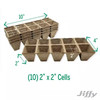 NEW Jiffy Peat Strips Seed Starter Kit 50 Biodegradable Pots Easy Plant Growth gallery