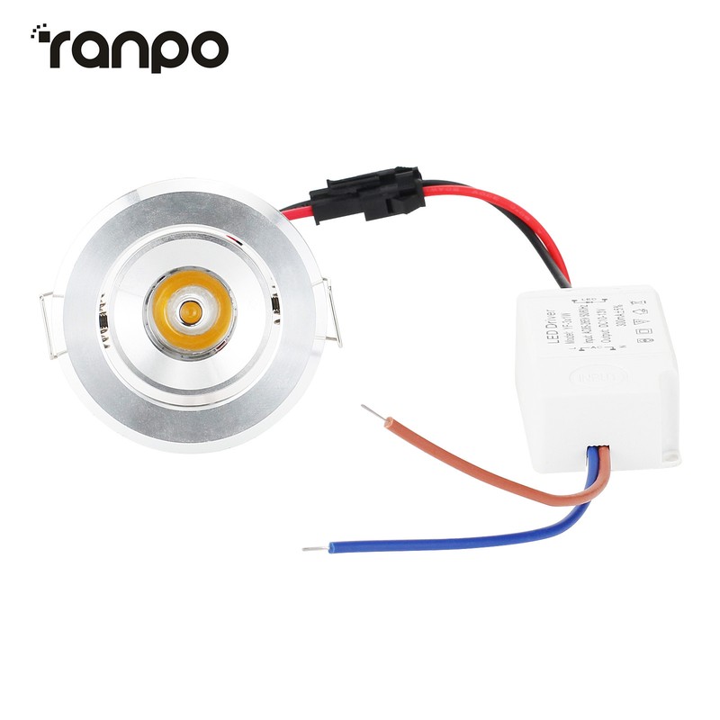Mini LED Recessed COB Ceiling Light Downlight Bulb 3W 85V-265V High Power Lamps gallery