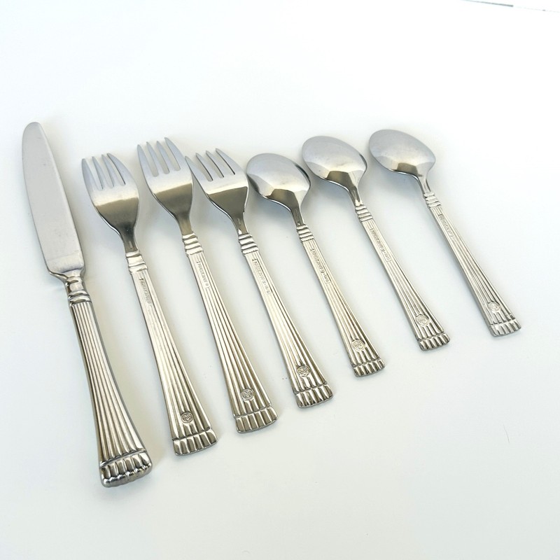 Pfaltzgraff Stainless Steel Flatware SCHEMATICS Misc Lot 7 Pieces Fork Spoon Kni gallery