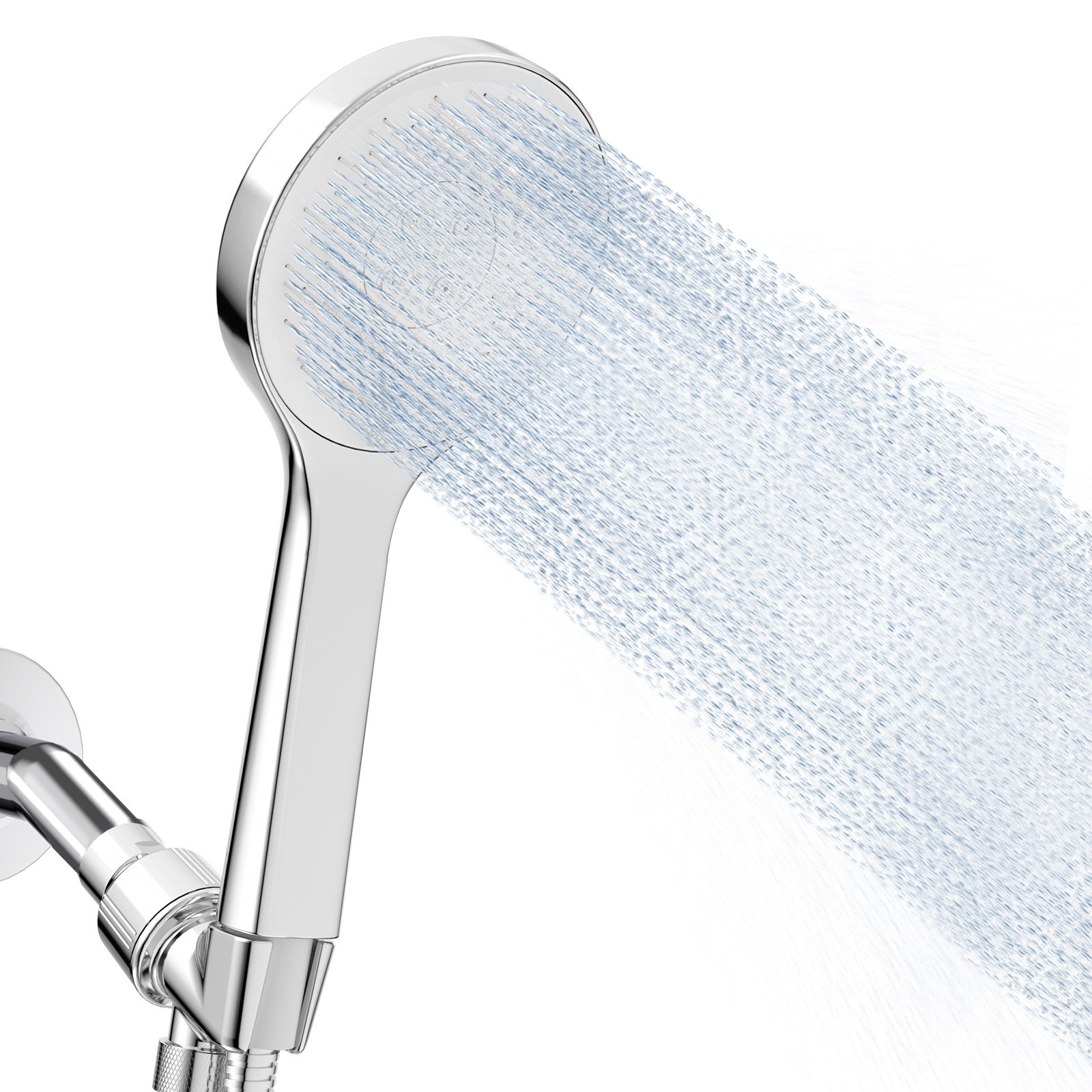 JOMOO High Pressure Handheld Shower Head,3 Modes, One-Button Descaling, 71" Hose gallery