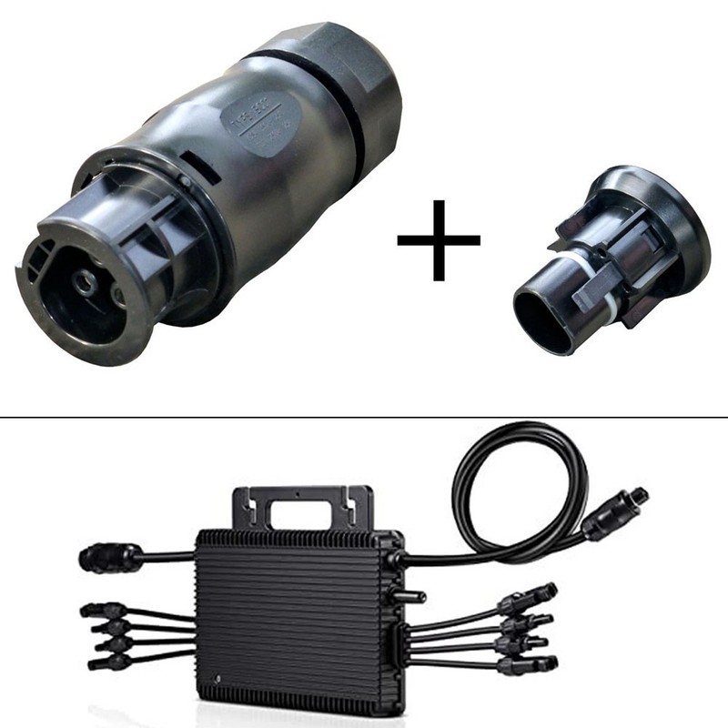 3Pole Waterproof Female Connector for Betteri BC01 with For hoymiles gallery
