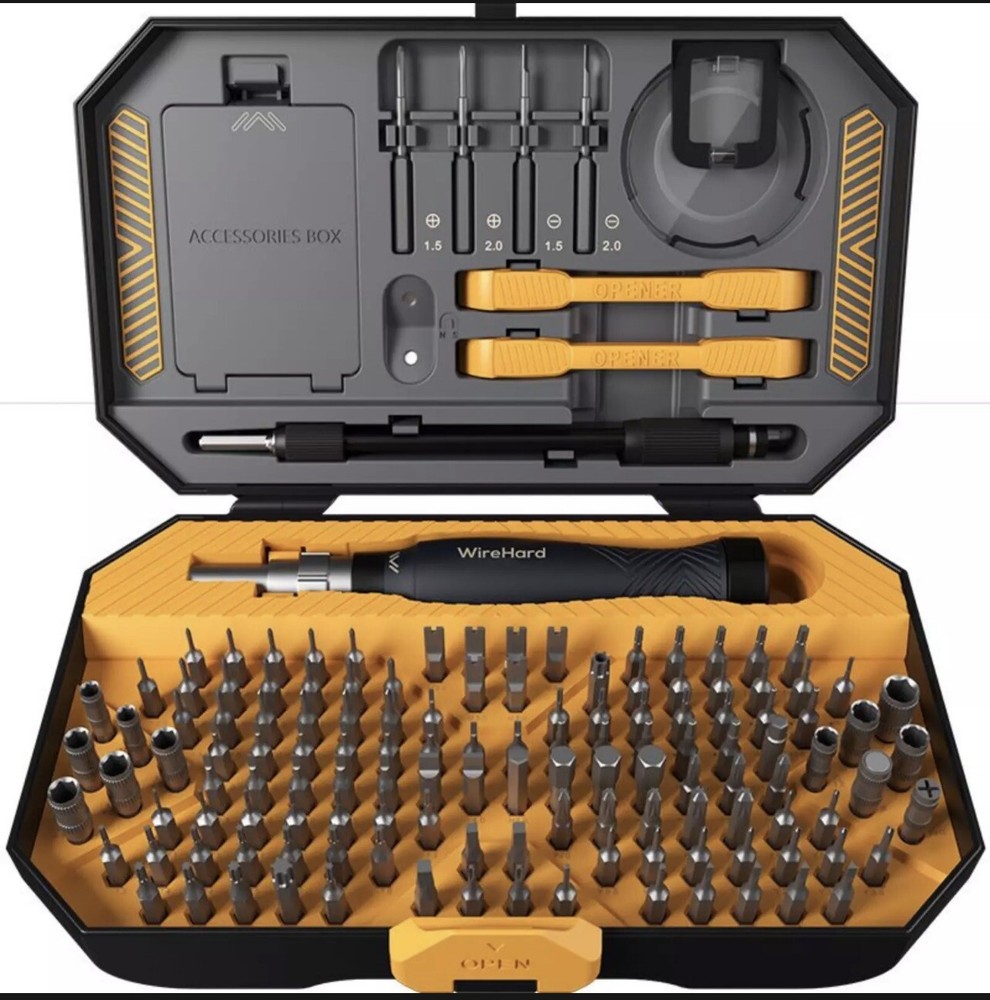 145PC Precision Screwdriver Set for Computer PC Phone Laptop Repair Tool Kit Cel