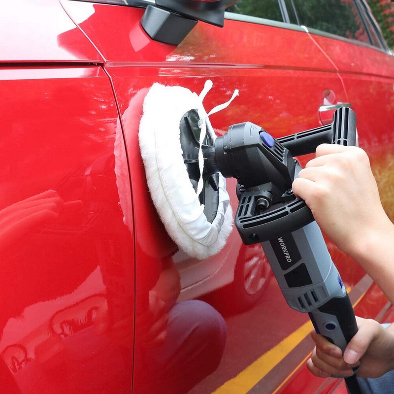 WORKPRO Buffer Polisher Buffer Waxer With Buffing&Polishing Pads for Car Sanding gallery
