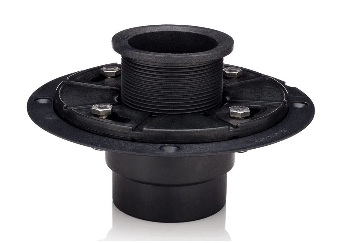 2" ABS Shower Drain Base With Adjustable Ring gallery