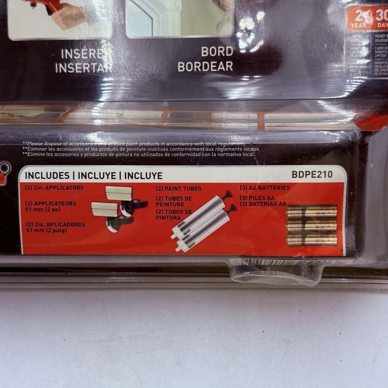 NEW Black & Decker Easy Edge Power Paint Edger & Refill Pack BDPE210 Battery Inc gallery