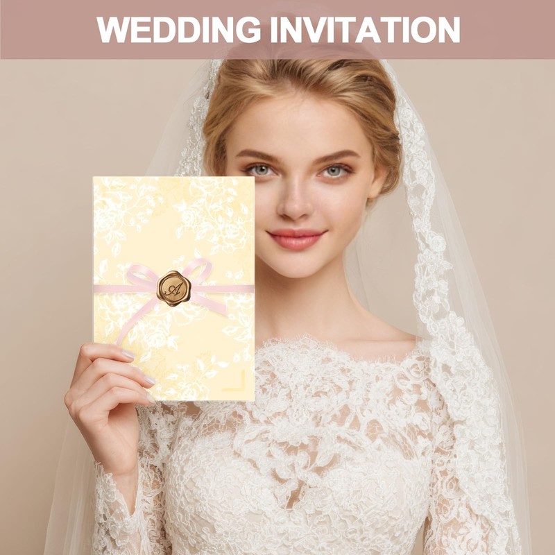100 PCS Rose Pattern PreFolded Vellum Jackets 135GSM For 5x7 Inch Card Wrap gallery