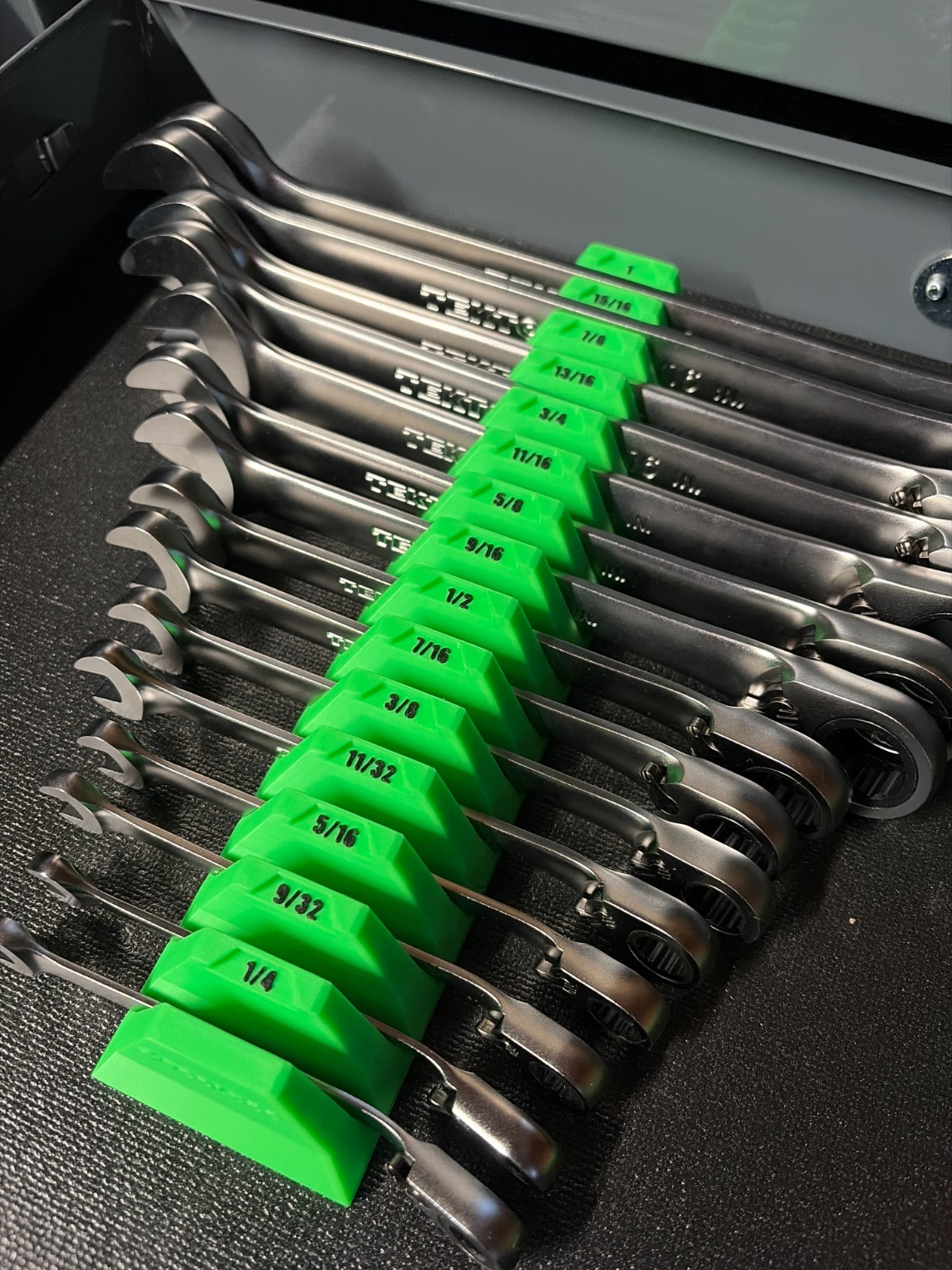 Wrench Holders w/ ID Numbering - Magnetic Tool Organizers / Toolbox Organization gallery