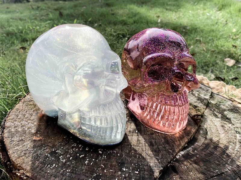 Silicone Skull Mold 3D Extra Large for Epoxy Resin Crafts Home Decor Halloween gallery