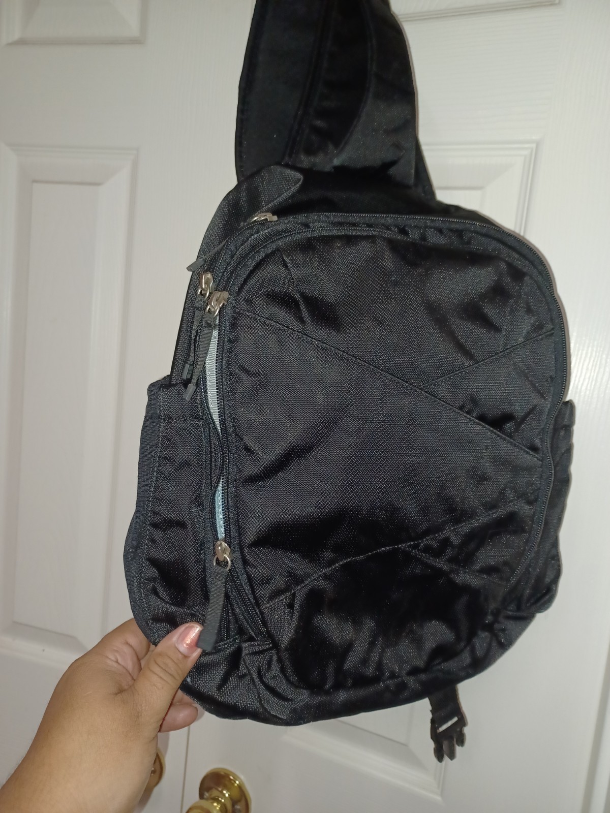 REI Shoulder Sling Bag Backpack Day Pack Black 2