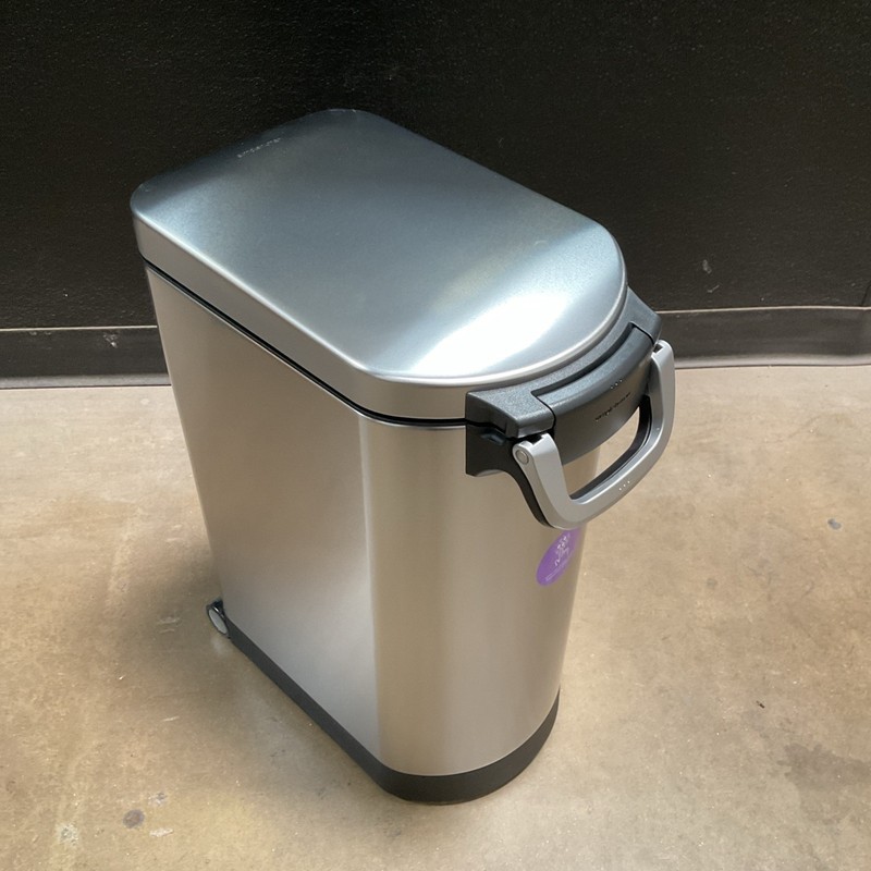 Simplehuman Food Storage Container Brushed Stainless Steel (CW1886) New Open Box gallery