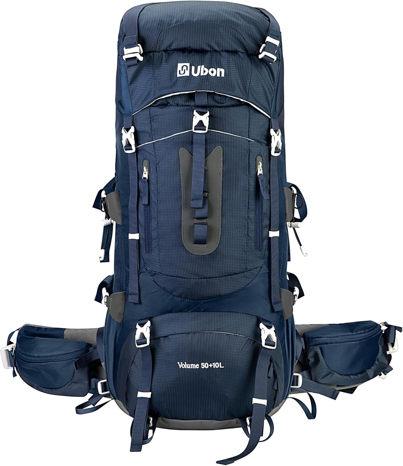 60L Internal Frame Hiking Backpack Waterproof Camping Backpack with Rain Cover