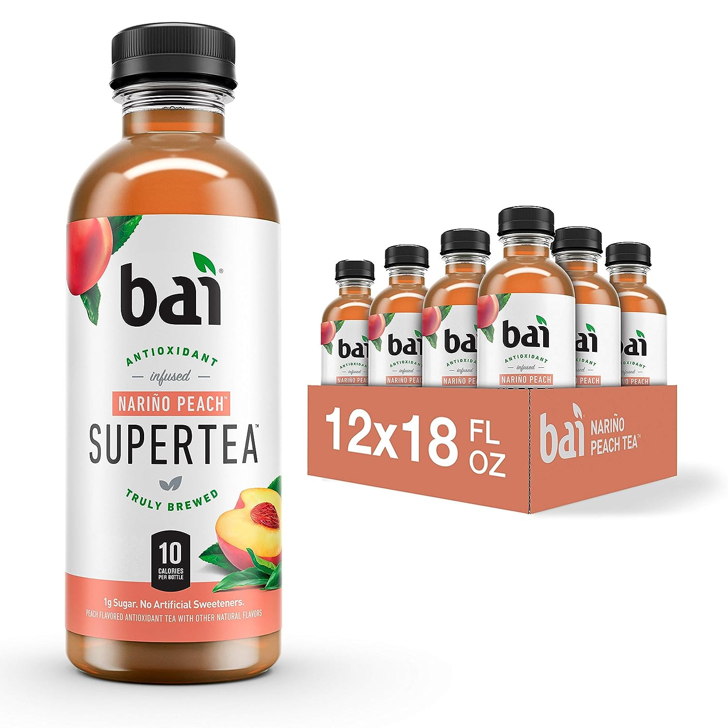 Iced Tea, Narino Peach, Antioxidant Infused Supertea, Crafted with Real Tea (Bla gallery
