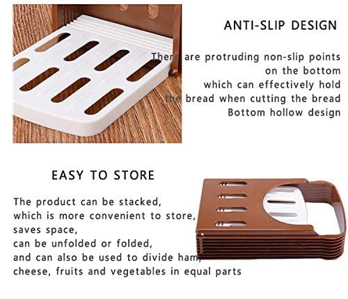 Foldable Compact Bread Slicing Guide - Bake Slicer Cutter for Homemade Bread gallery