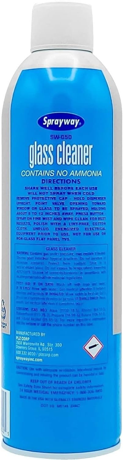 Sprayway Glass Cleaner with Foaming Spray for a Streak-Free 19 oz., Pack of 12 gallery