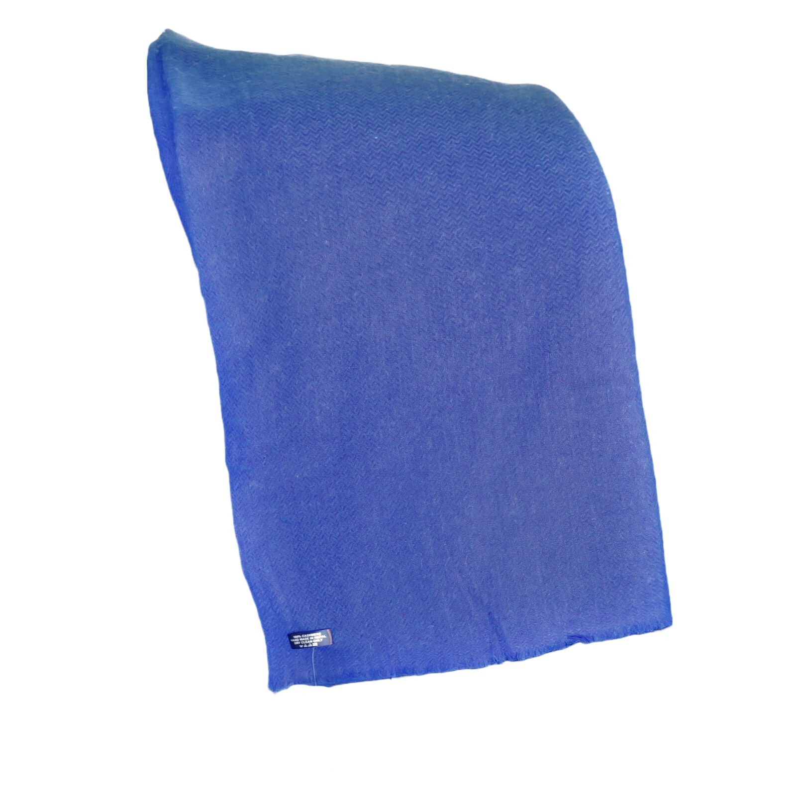 Cashmere|4 Ply|Throw/Shawl|Hand Loomed|Nepal|1 Color | Royal Blue gallery