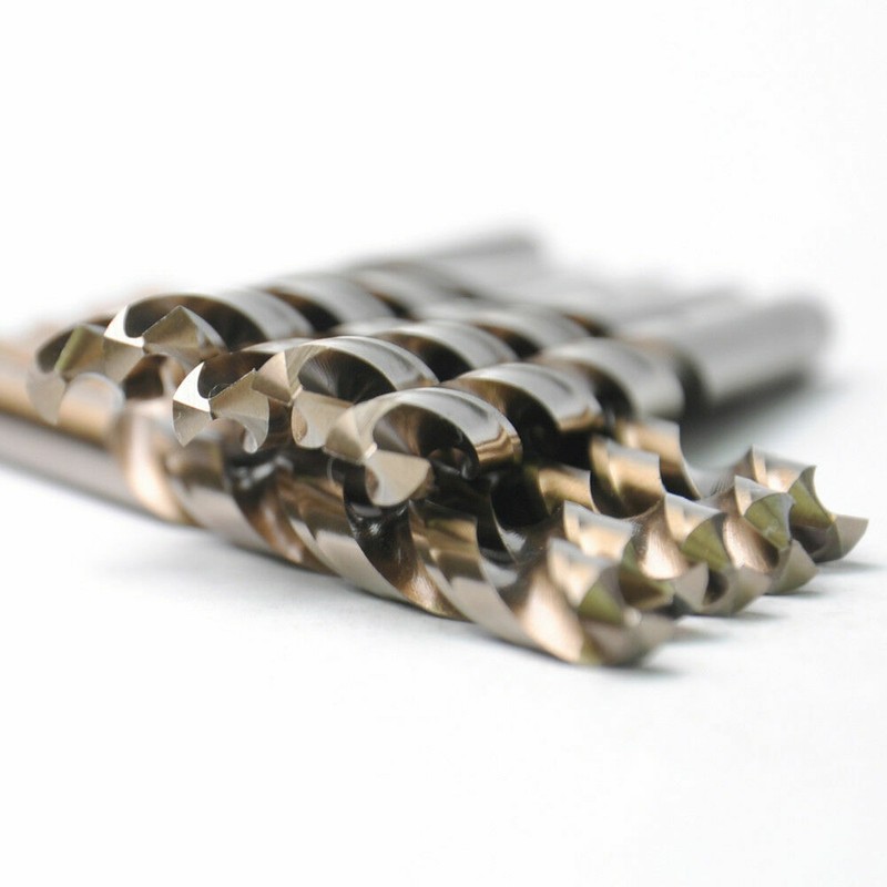 Drillforce 20PCS 1/8" Cobalt Drill Bit Set HSS M35 Jobber Length Metal Drill Bit gallery
