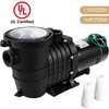 VEVOR Swimming Pool Pump 1HP Pool Pump 110/220V In/Above Ground Strainer 5544GPH gallery