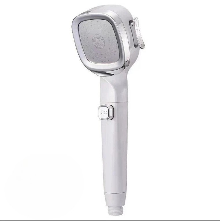 RV Hand Held Shower Head On Off Switch Chrome 4 Spray Water Pressure Hose Camper gallery
