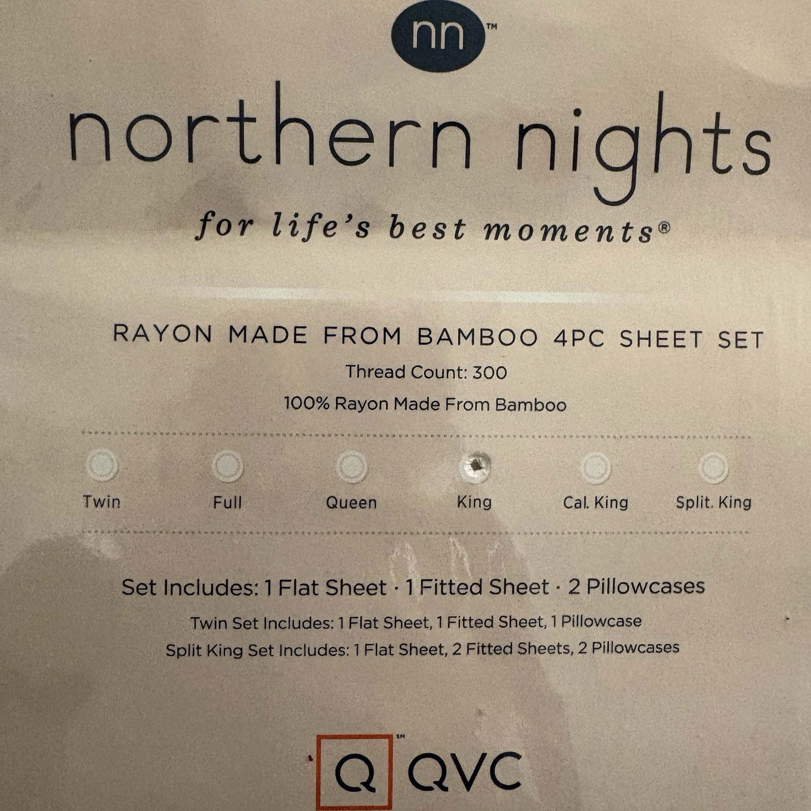 Northern Nights 100% Rayon Made From Bamboo King 4PC Sheet Set - White gallery