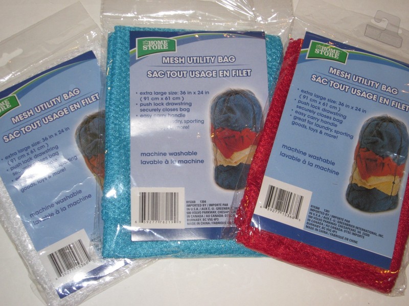 Extra Large Mesh Utility Drawstring Bag - Laundry, Toys, Sporting Goods, Beach gallery
